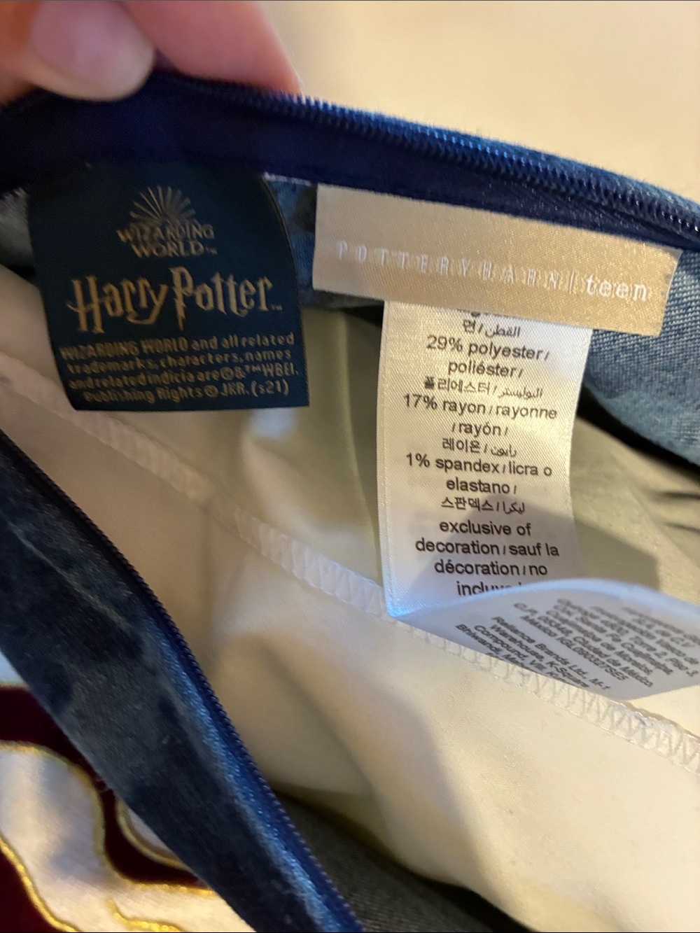 Pottery Barn - Harry Potter 3 piece Pillow Set ⭐️ - Picture 7 of 7